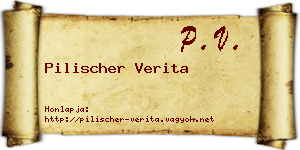 Pilischer Verita névjegykártya